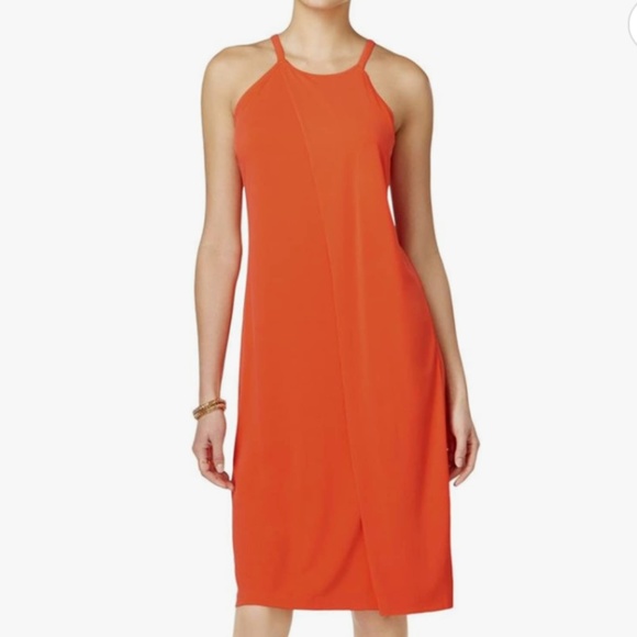 bar III Women's Faux-Wrap Shift Dress, Style # 11223B3 - Picture 1 of 5